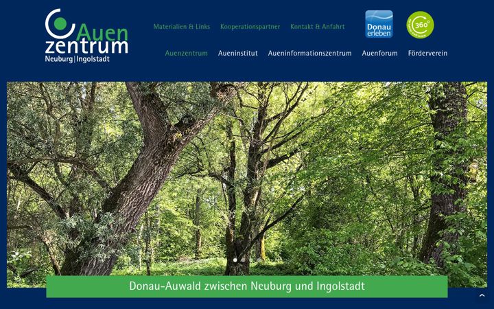 Snímek obrazovky auenzentrum-neuburg-ingolstadt.de