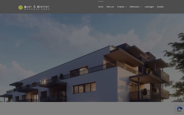 Screenshot of auer-steiner-wohnbau.gmbh
