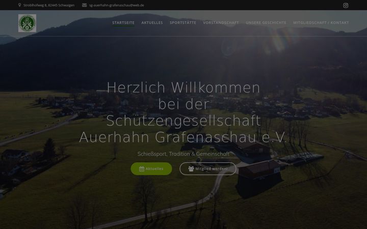 Snímek obrazovky auerhahn-schuetzen-grafenaschau.de