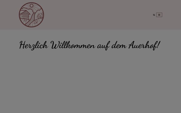Zrzut ekranu auerhof-chiemgau.de