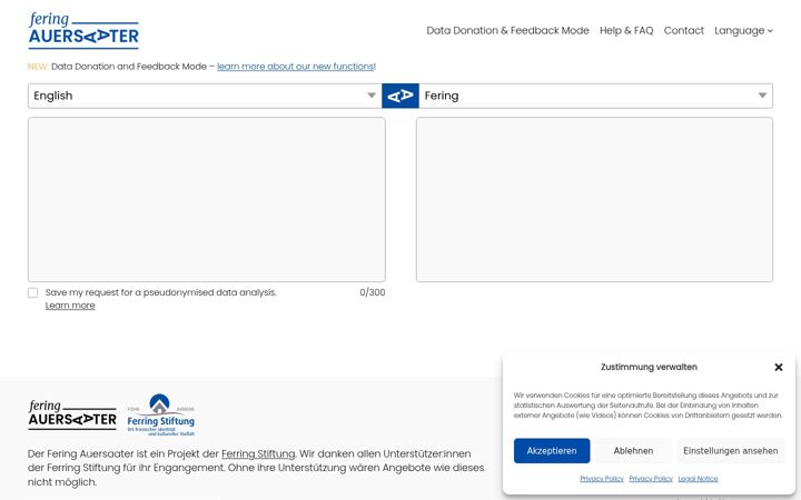 Zrzut ekranu auersaater.de