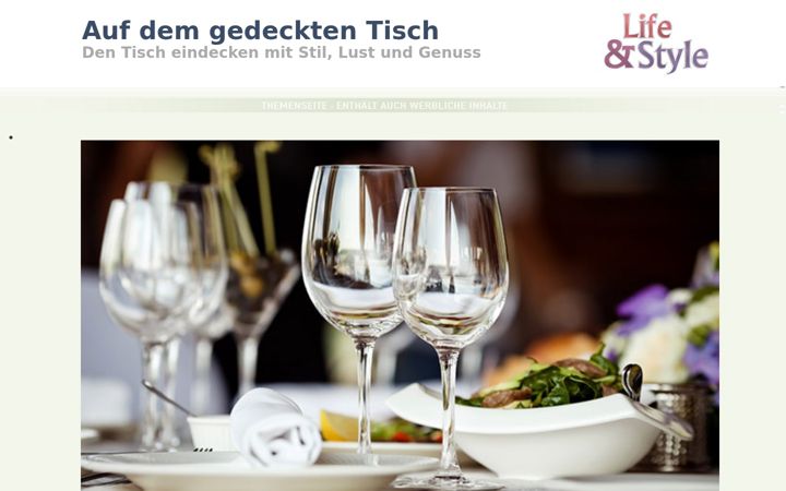 Skärmbild av auf-dem-gedeckten-tisch.de