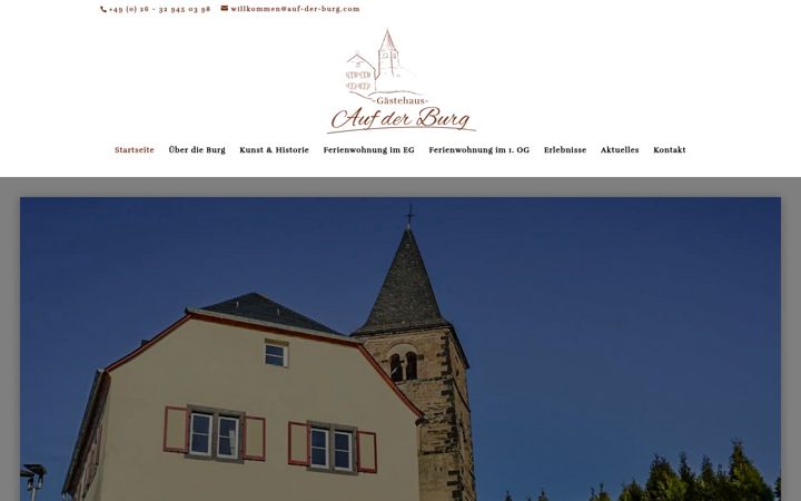 Skärmbild av auf-der-burg.com