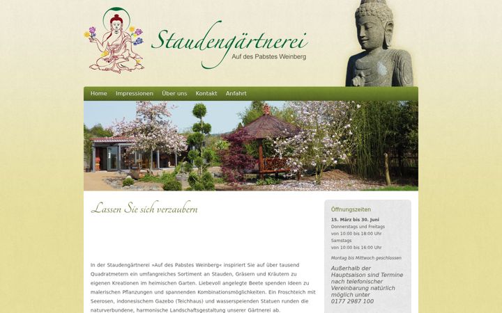 Skärmbild av auf-des-pabstes-weinberg.de