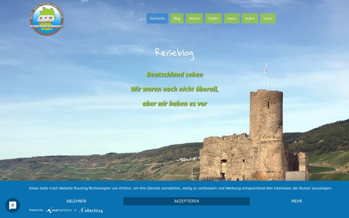 Skärmbild av auf-deutschlandtour.de
