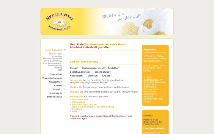 Screenshot of auf-entspannungskurs.de