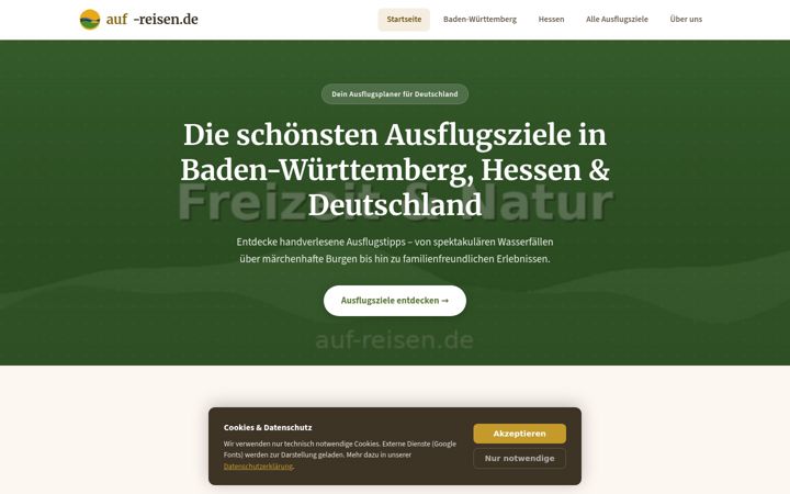 Screenshot of auf-reisen.de