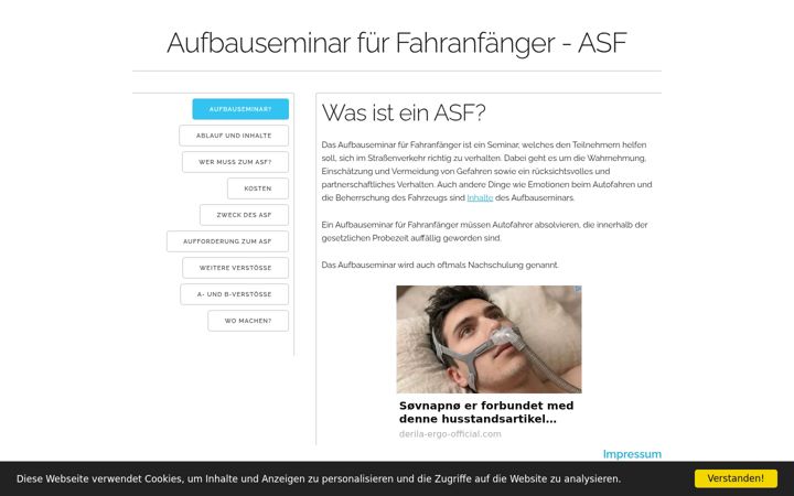 Skærmbillede af aufbauseminar.org