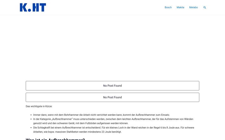 Screenshot of aufbrechhammer.de