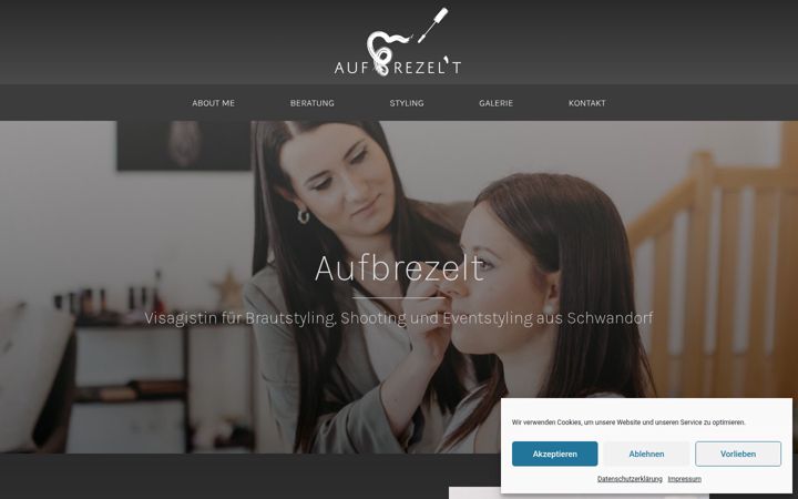 Screenshot of aufbrezelt.com
