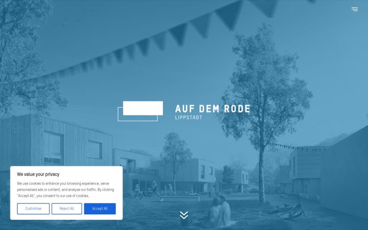 Screenshot of aufdemrode.de