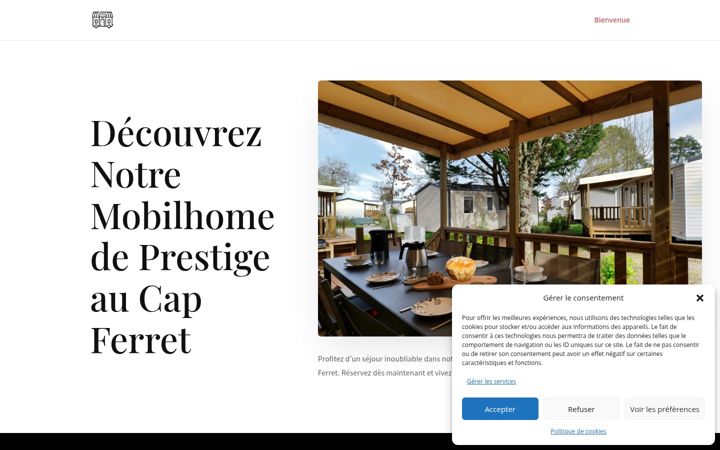 Screenshot of auferret.fr