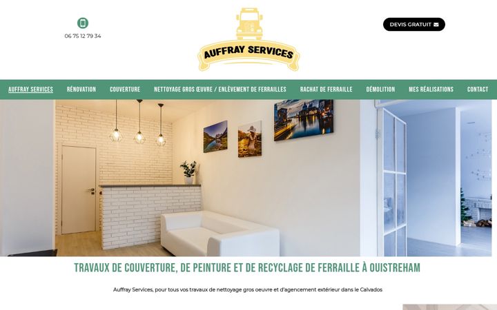 Screenshot of auffray-services.fr