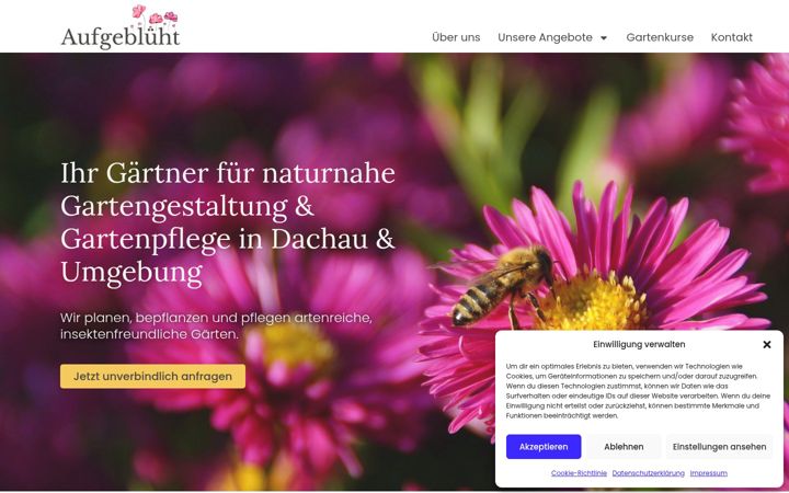 Screenshot of aufgeblueht-garten.de