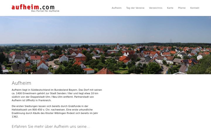 Screenshot of aufheim.com