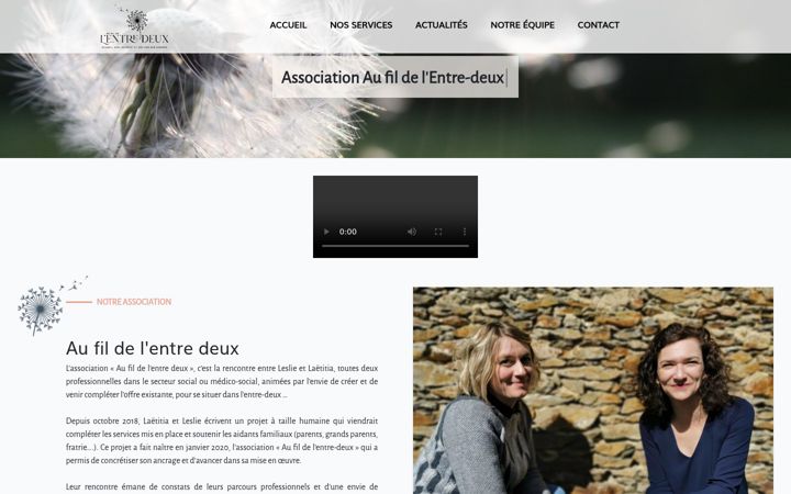 Screenshot of aufildelentre-deux.fr
