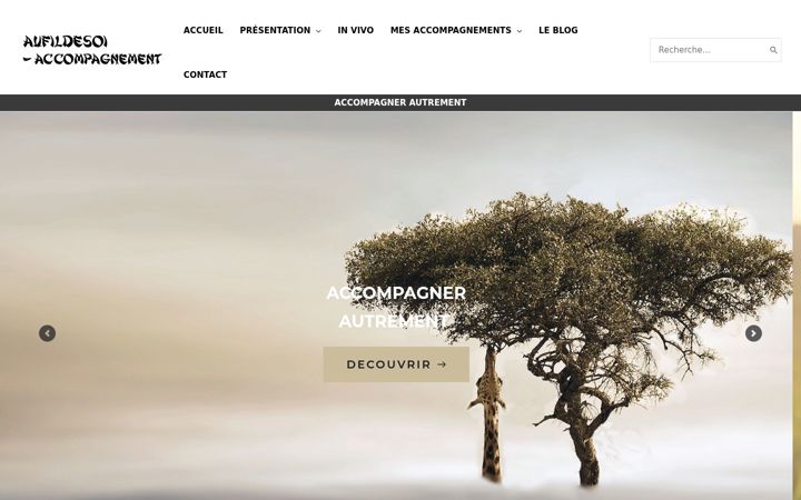 Screenshot of aufildesoi-accompagnement.com