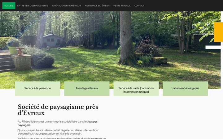Screenshot of aufildessaisons-durand.fr