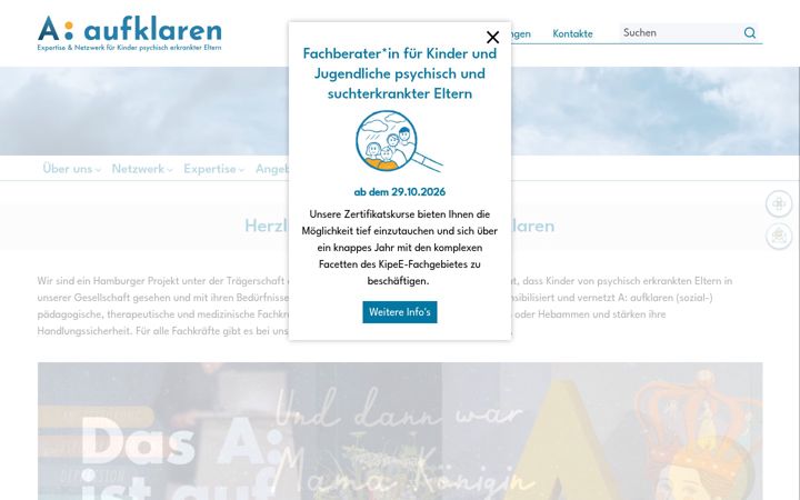 Screenshot of aufklaren-hamburg.de