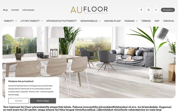 Screenshot of aufloor.ee