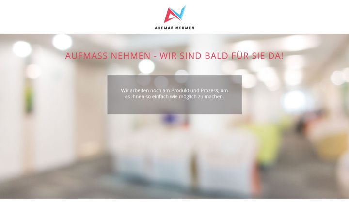 Screenshot of aufmass-nehmen.de