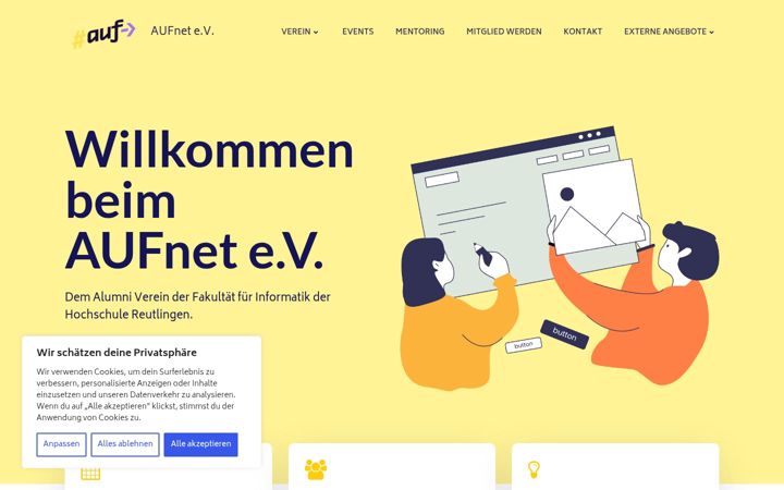 Screenshot of aufnet.de