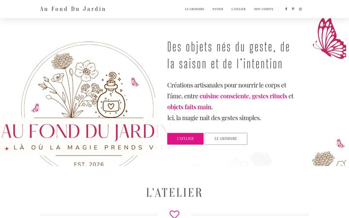 Screenshot of aufonddujardin.be
