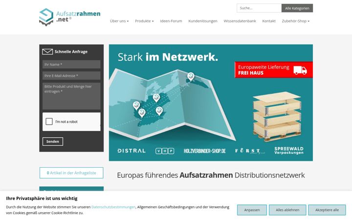 Screenshot του aufsatzrahmen.net