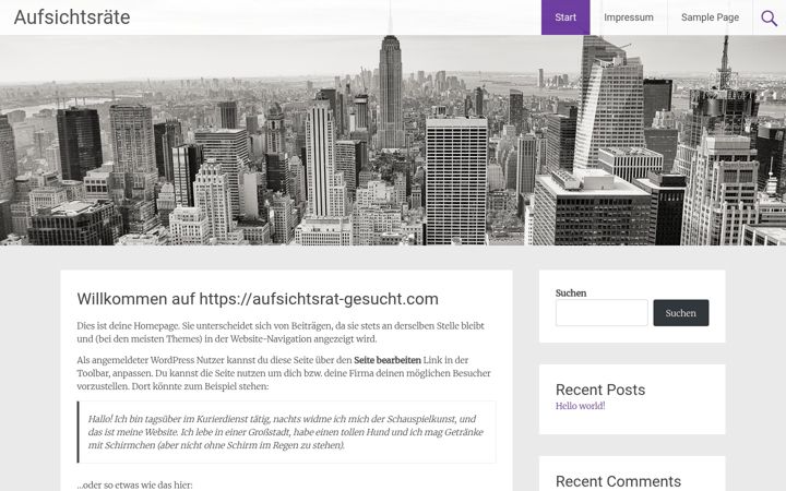 Screenshot of aufsichtsrat-gesucht.com