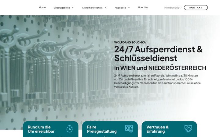 Screenshot of aufsperr.at