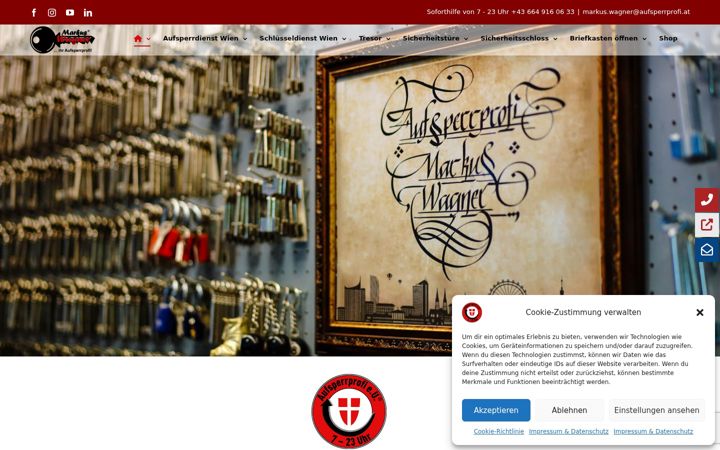 Screenshot του aufsperrprofi.at