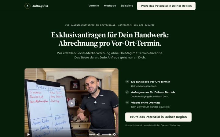 Screenshot of auftragsflut.de