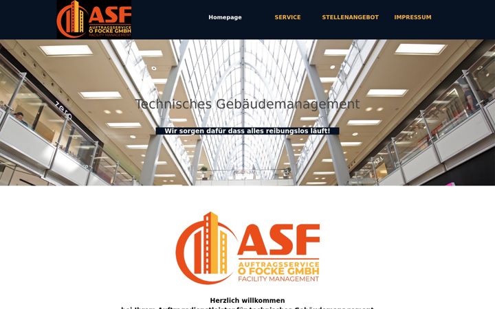Screenshot of auftragsservice-focke.de
