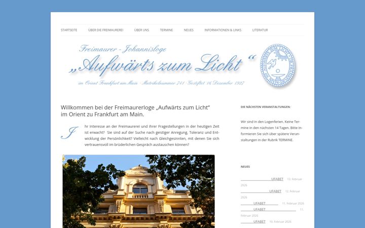 Screenshot von aufwaerts-zum-licht.de