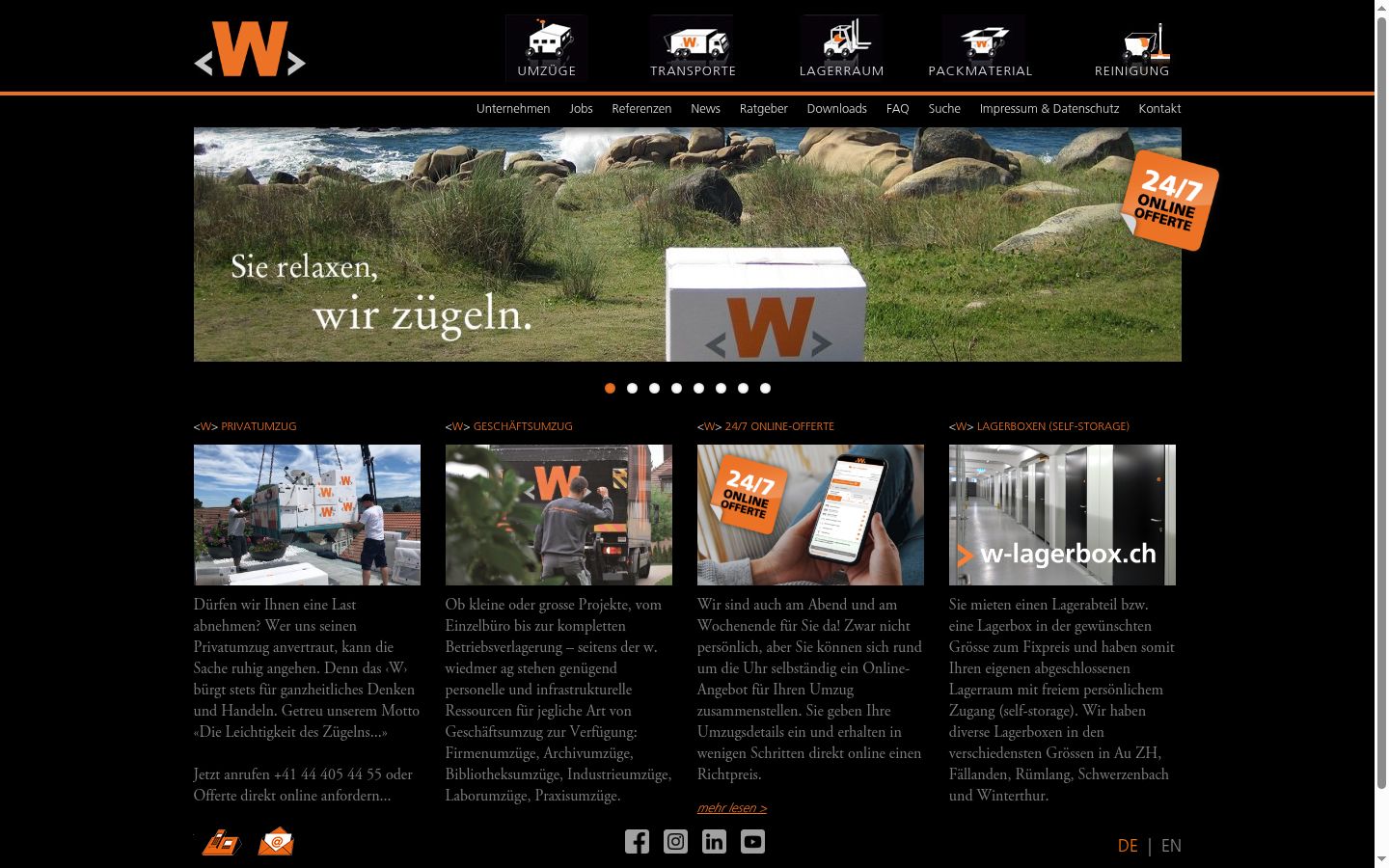 Screenshot des Einwilligungsbanners vor jeglicher Interaktion