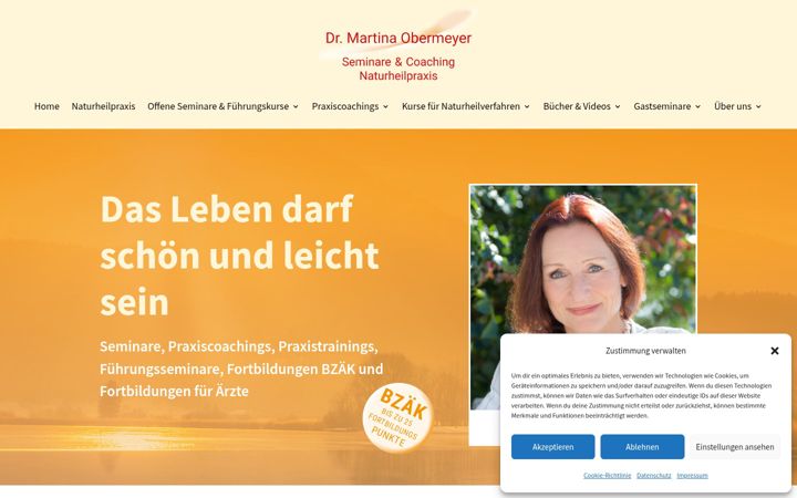 Screenshot von aufwind.org
