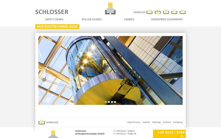 Screenshot of aufzugtechnologie.at
