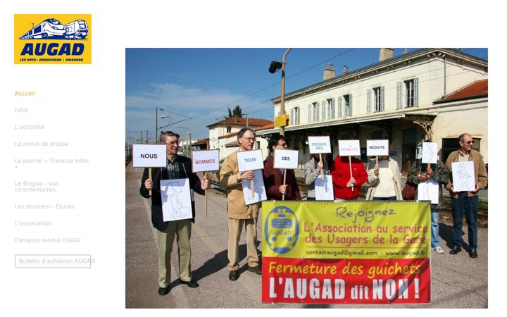 Screenshot of augad.fr