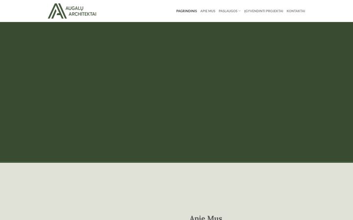 Screenshot of augaluarchitektai.lt
