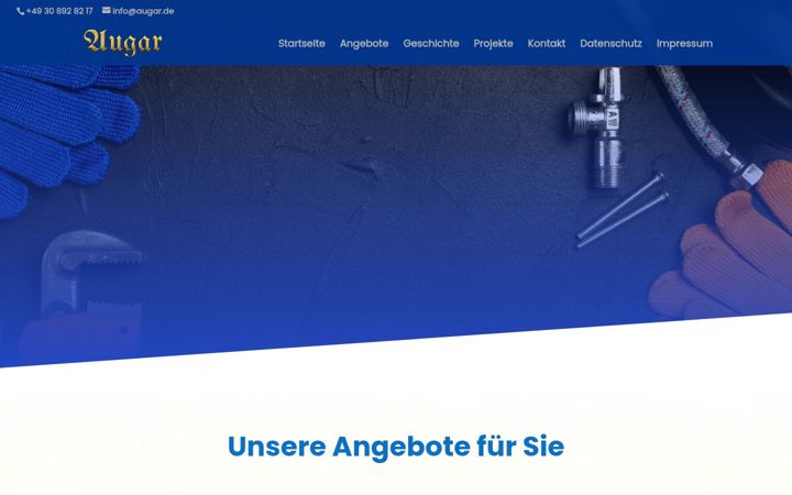 Zrzut ekranu augar.de