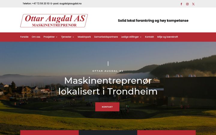 Screenshot του augdal.no