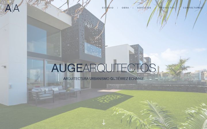 Screenshot of augearquitectos.com