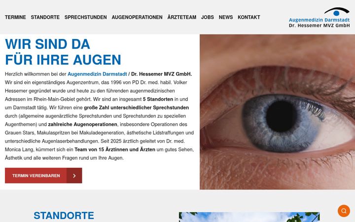 Screenshot of augen-darmstadt.de