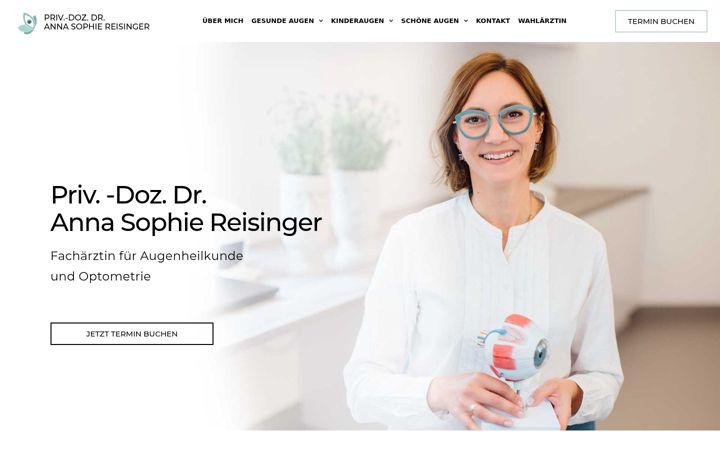 Screenshot of augen-reisinger.at