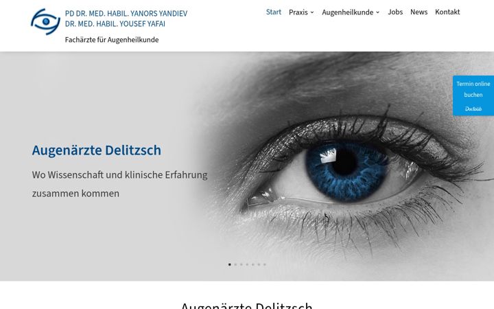 Screenshot of augenaerzte-delitzsch.de