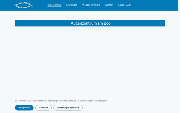 Screenshot of augenaerzte-pfeiffer.de