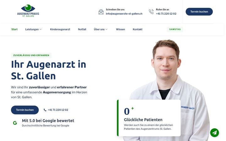 Screenshot of augenaerzte-st-gallen.ch