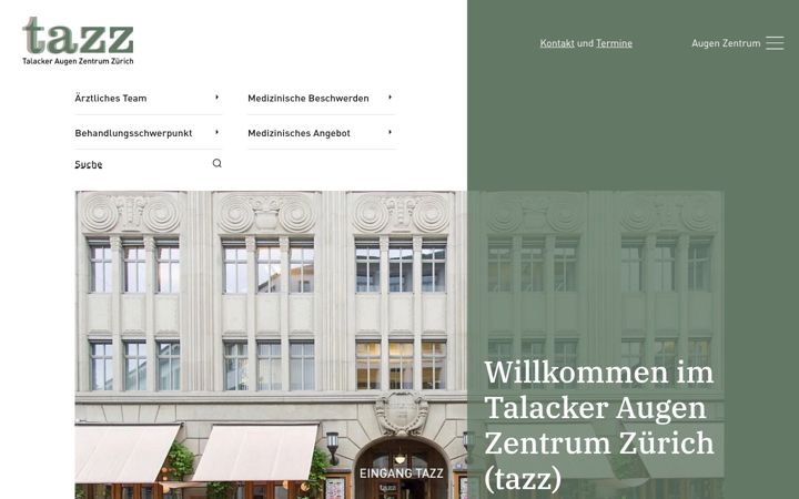 Screenshot of augenambulatorium.ch