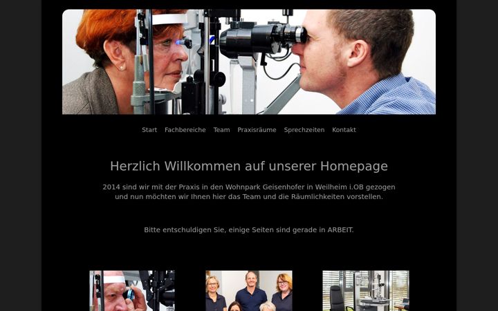 Skjámynd af augenarzt-hoch.de