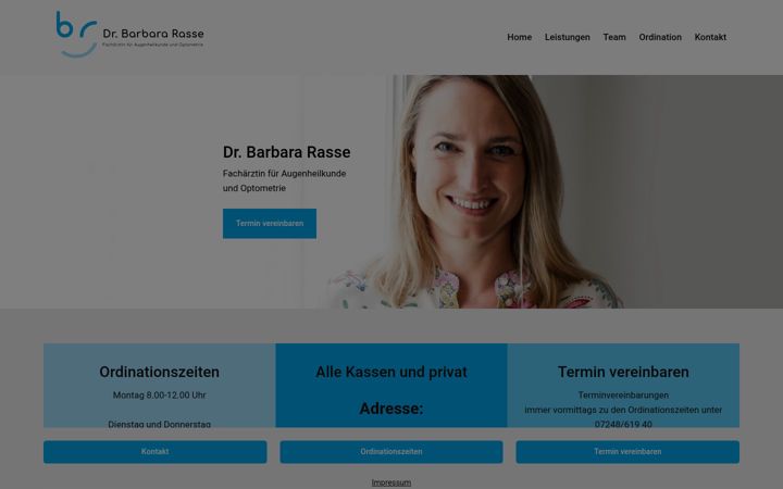 Screenshot of augenarzt-rasse.at
